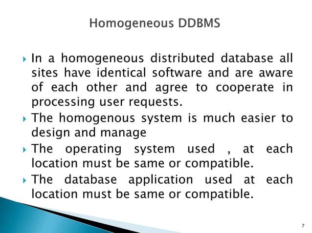 Distributed database management system | PPTX | Databases | Computer ...