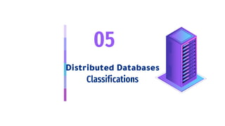 05
Distributed Databases
Classifications
 