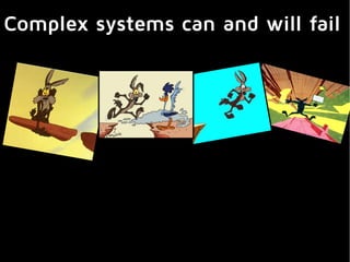 Complex systems can and will fail
 