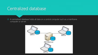 Distributed database system | PPT