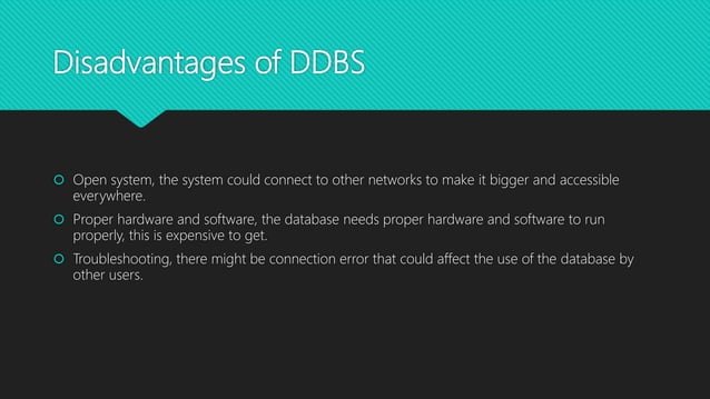 Distributed database system | PPT