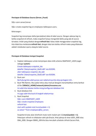 Distributed Database Using Oracle | PDF