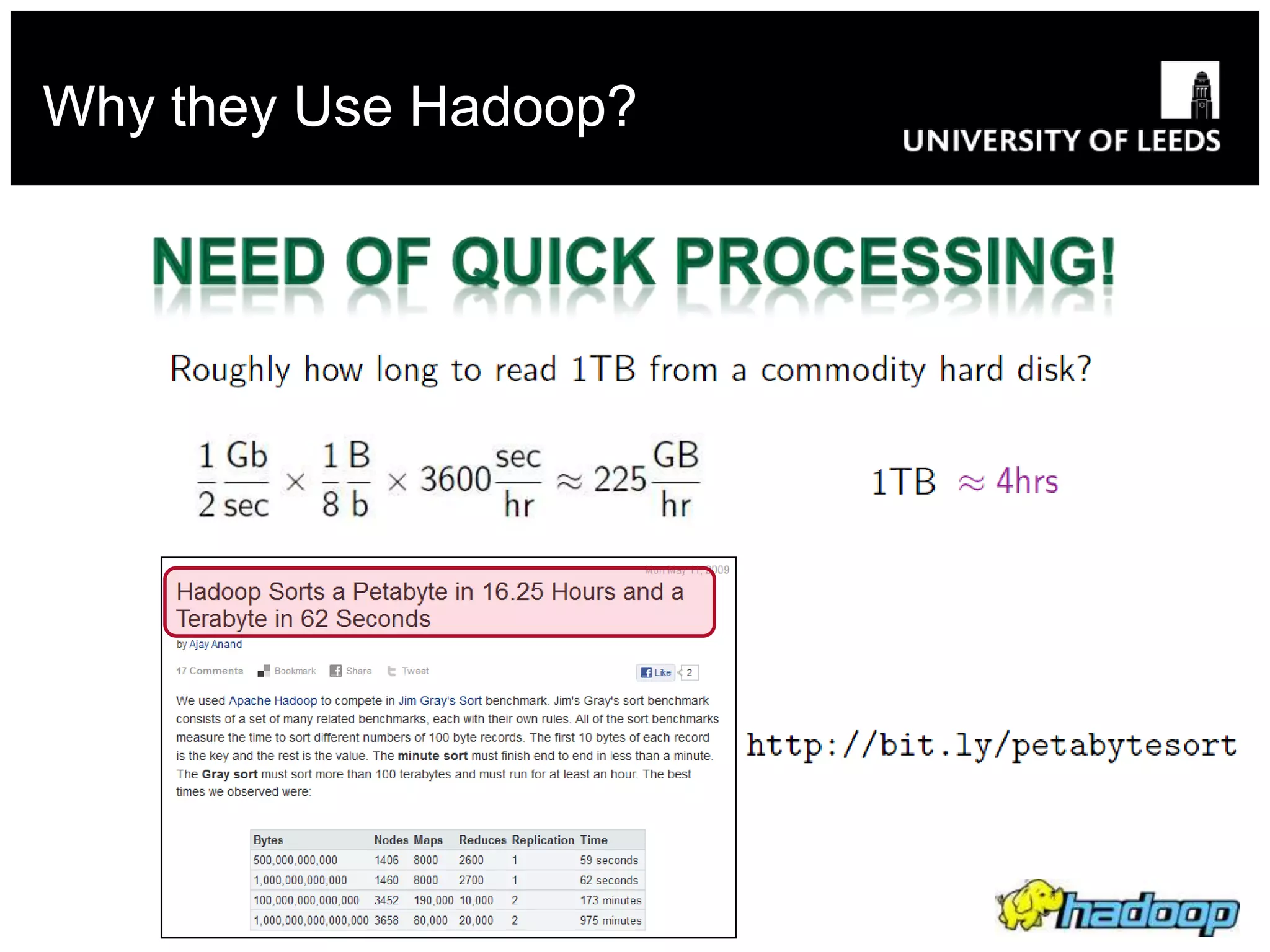 Why they Use Hadoop?




                   14
 