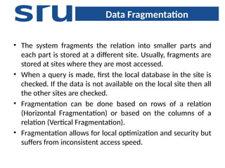Distributed DBMS power point presentations | PPTX