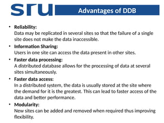 Distributed DBMS power point presentations | PPTX