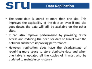 Distributed DBMS power point presentations | PPTX