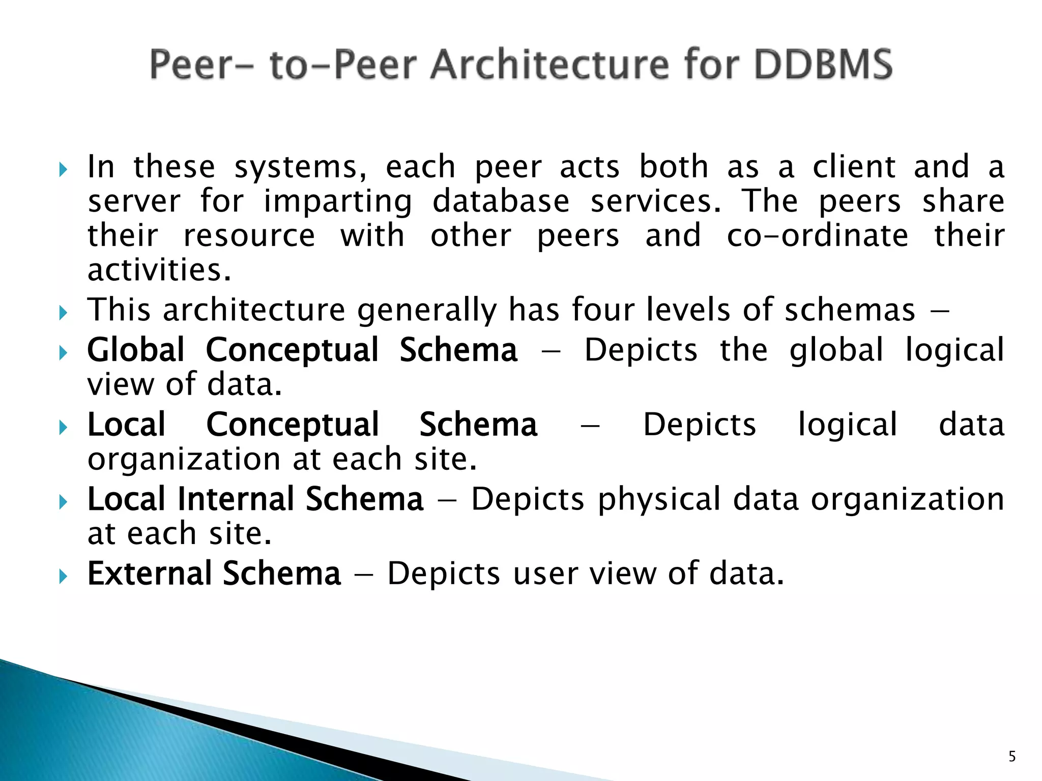 Distributed dbms architectures | PPT