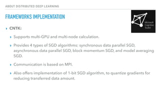 Distributed deep learning | PDF