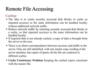Remote Disk Cache Distributed file system | PPTX