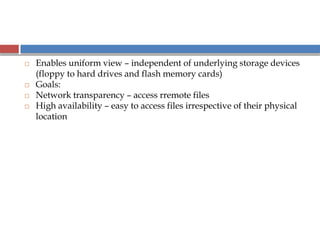 Distributed file system | PPT