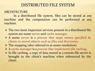 Distributed file systems dfs | PPT | Operating Systems | Computer ...