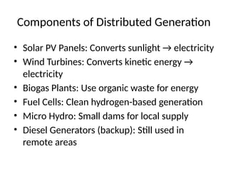 Distributed Generation and Smart Grid: Transforming Modern Power ...