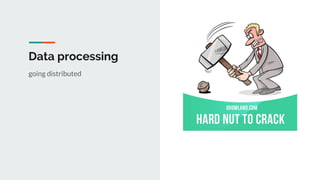 Data processing
going distributed
 