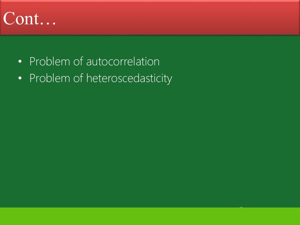 Distributed lag model