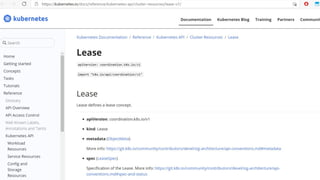 Kubernetes Native Distributed Locking
 