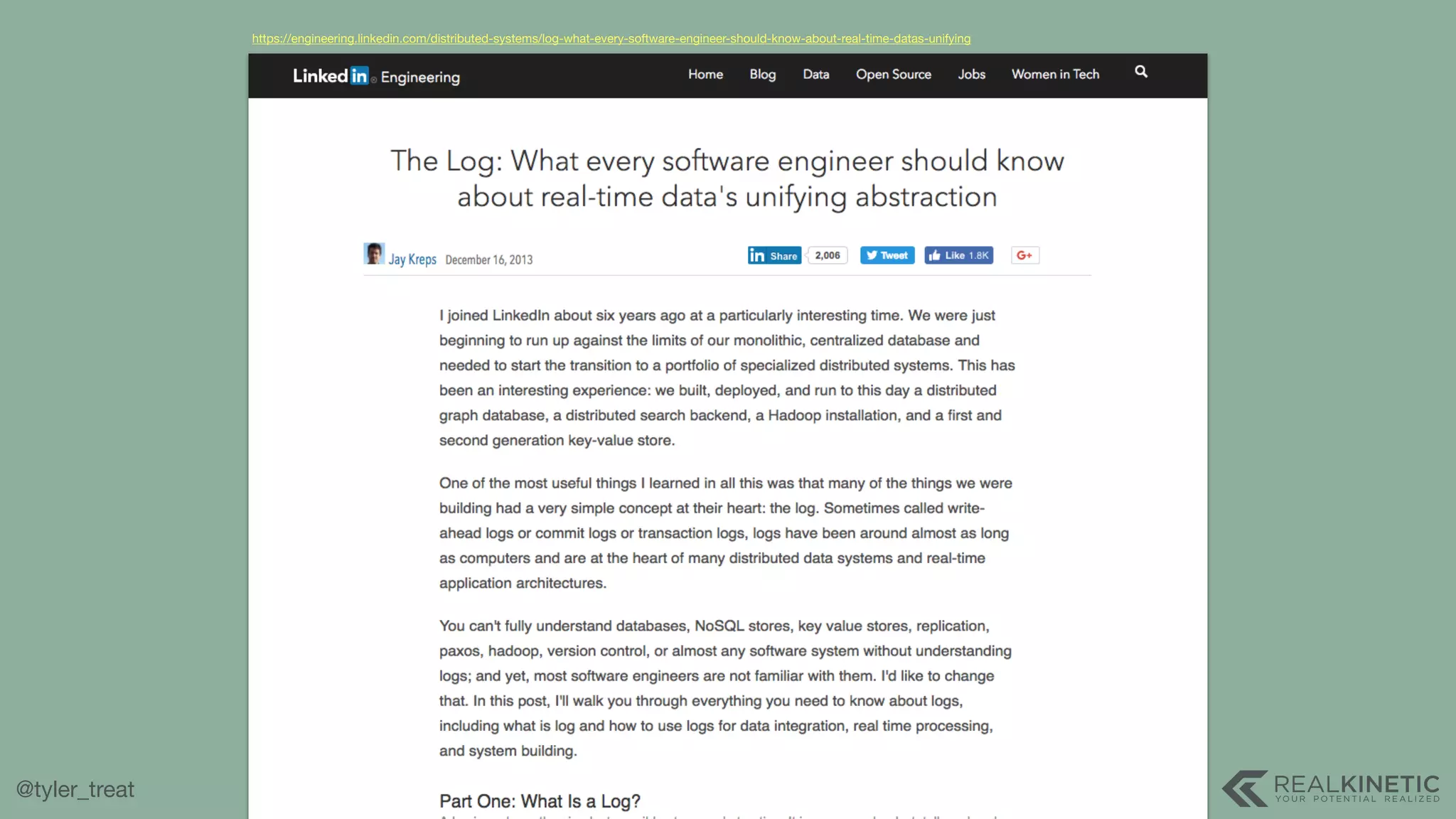 @tyler_treat https://engineering.linkedin.com/distributed-systems/log-what-every-software-engineer-should-know-about-real-time-datas-unifying 