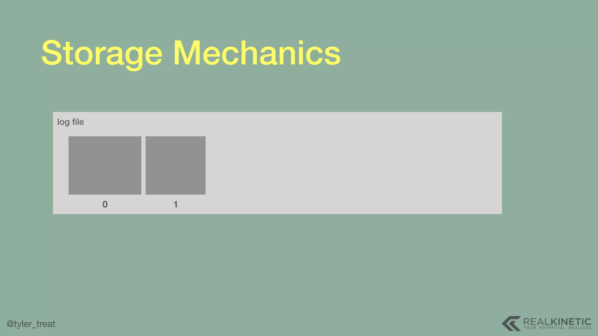 @tyler_treat Storage Mechanics log ﬁle 0 1 