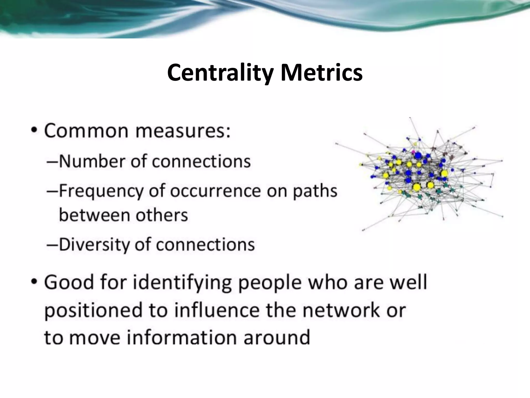 Centrality Metrics