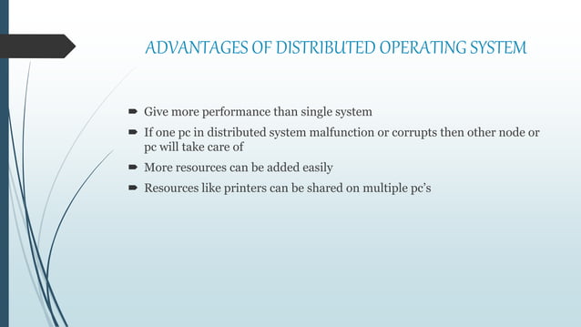 Distributed operating system | PPTX | Operating Systems | Computer ...