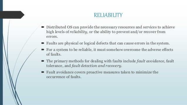 Distributed operating system