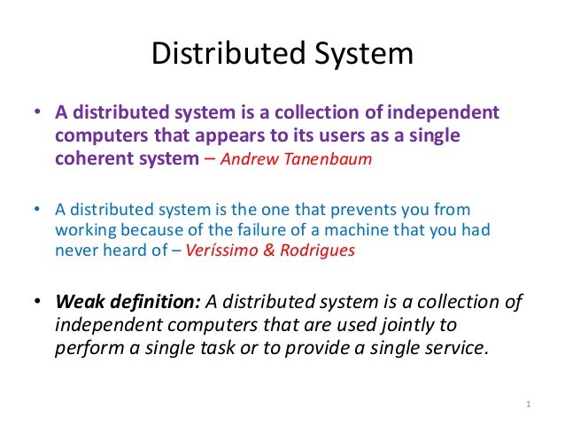 Distributed operating system