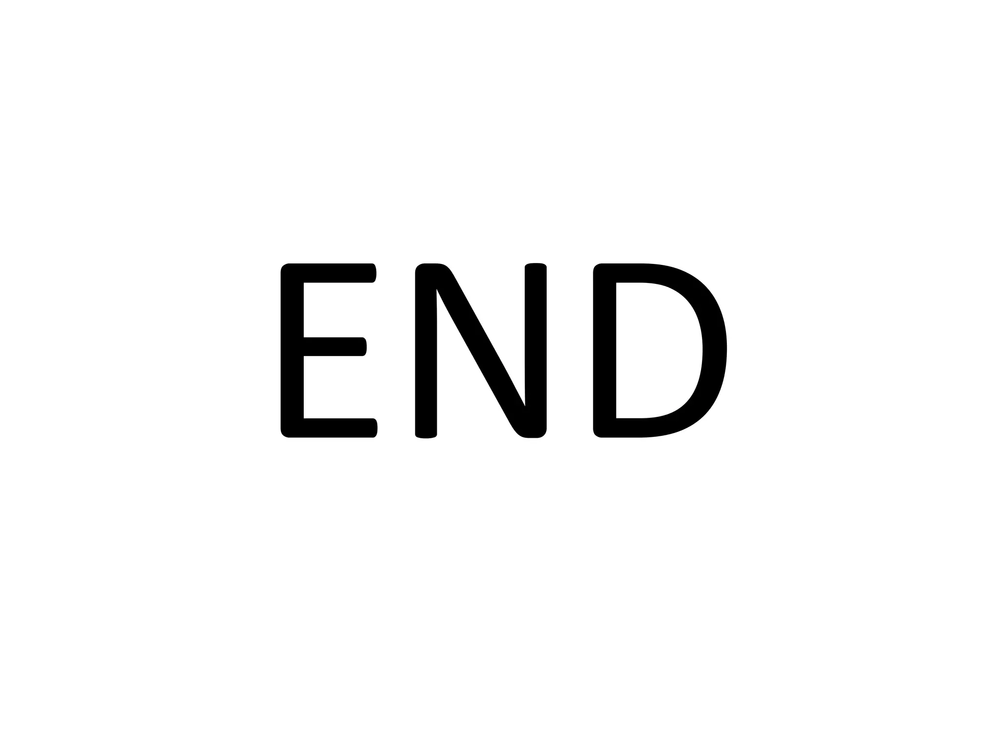 END
 