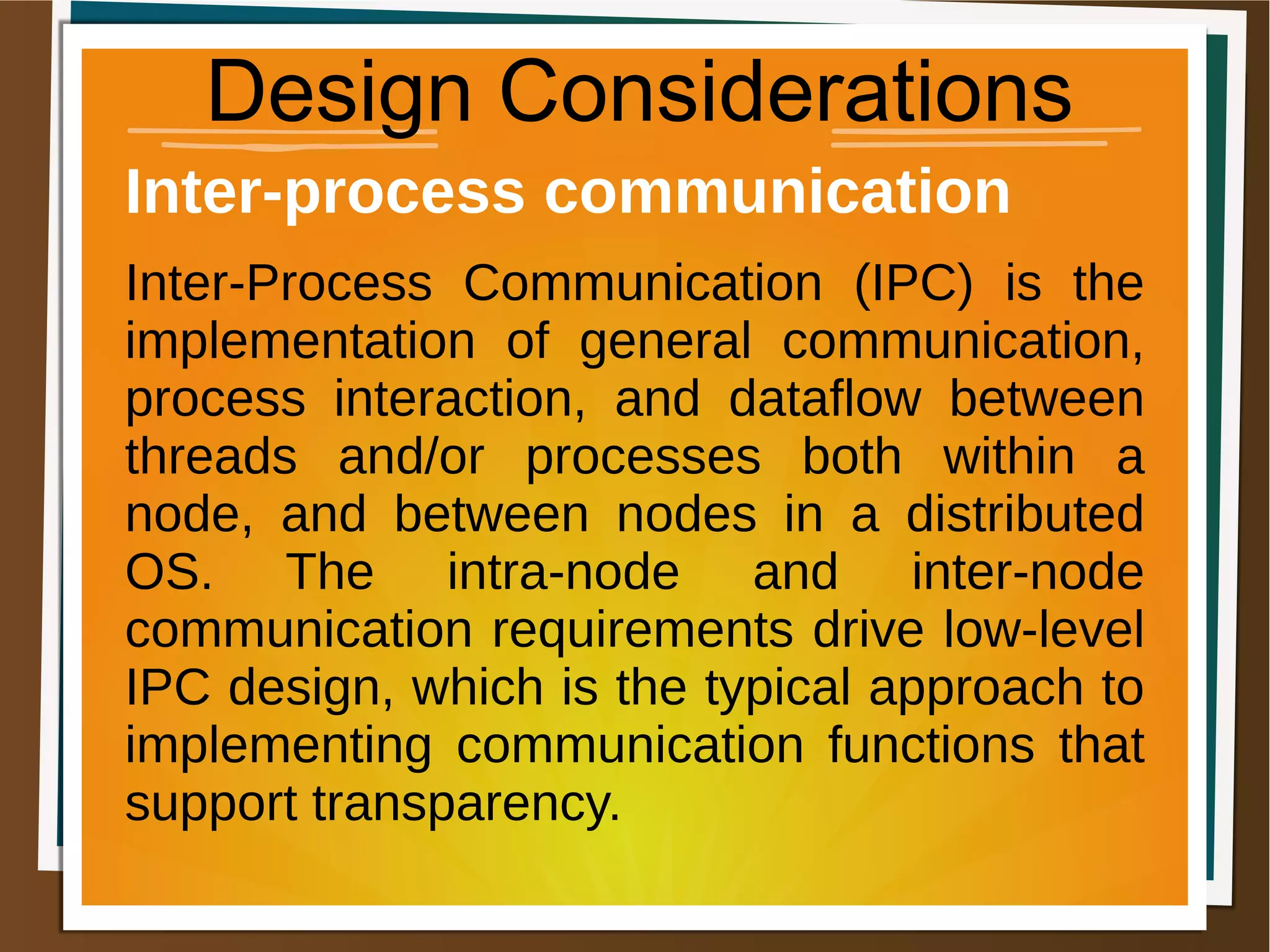 Distributed operating system(os) | ODP