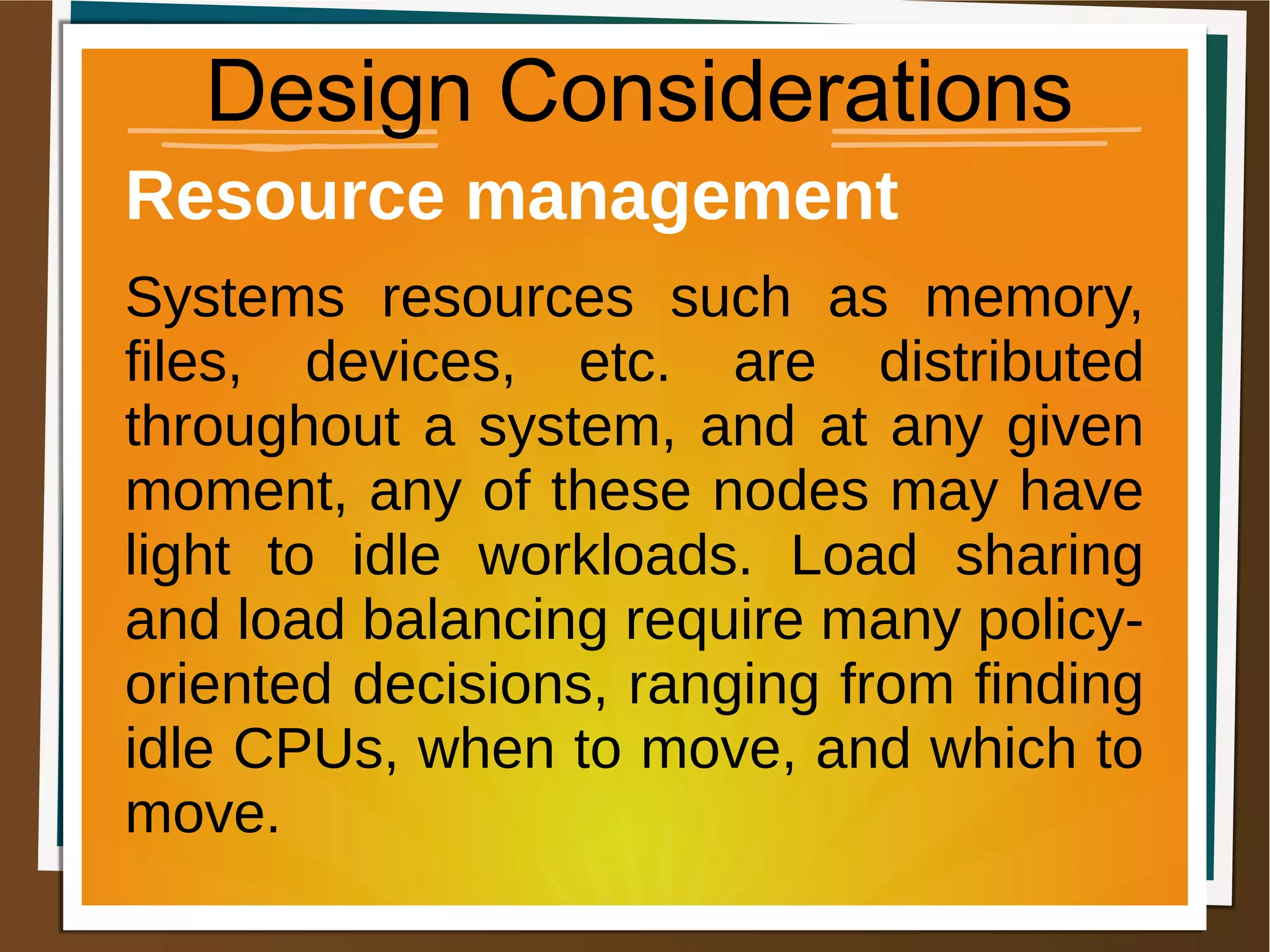 Distributed operating system(os) | ODP