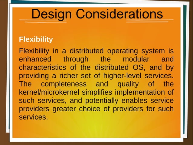 Distributed operating system(os) | ODP
