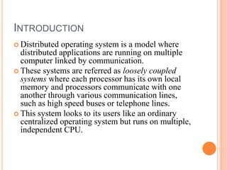 Distributed Os Download Distributed os | PPTX