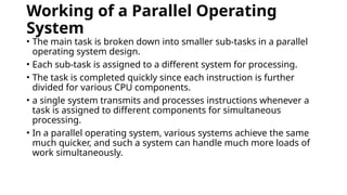 Parallel Os Working distributed_os.pptx to the world and then proceed with this code | PPT