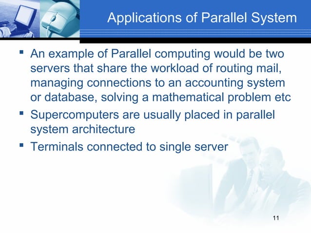 Distributed & parallel system