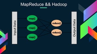 MapReduce && Hadoop
 
