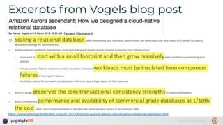 Aurora ascendant: How we designed a cloud-native relational database