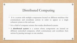 Distributed Computing | PPTX