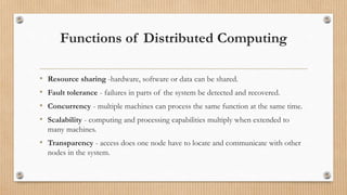 Distributed Computing | PPTX