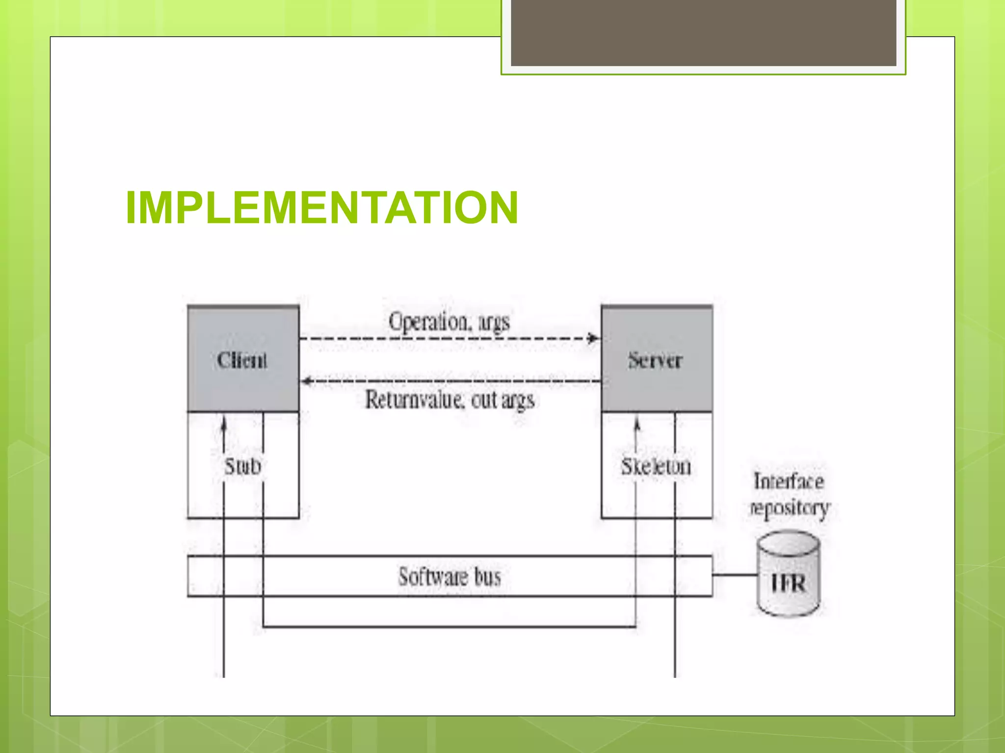 IMPLEMENTATION
 
