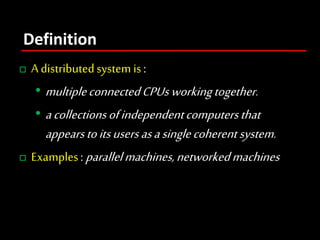 Distributed system & its characteristic | PPTX