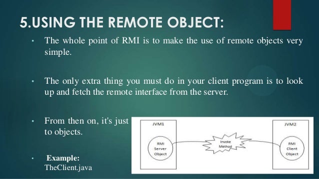 remote object invocation in distributed system pdf