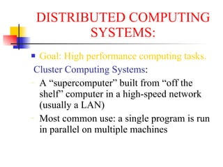 Distributed Systems | PPT
