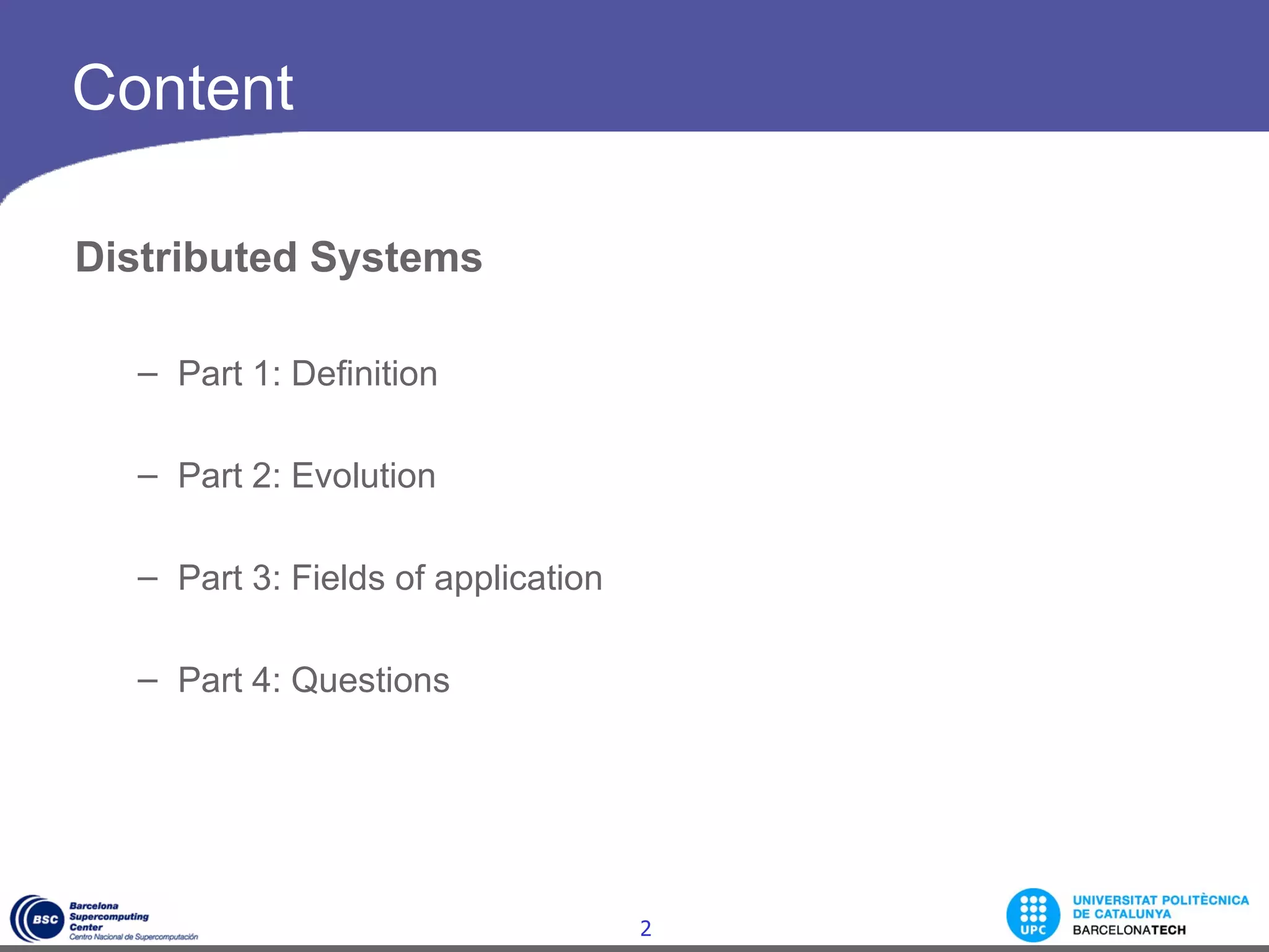 Distributed systems | PPT