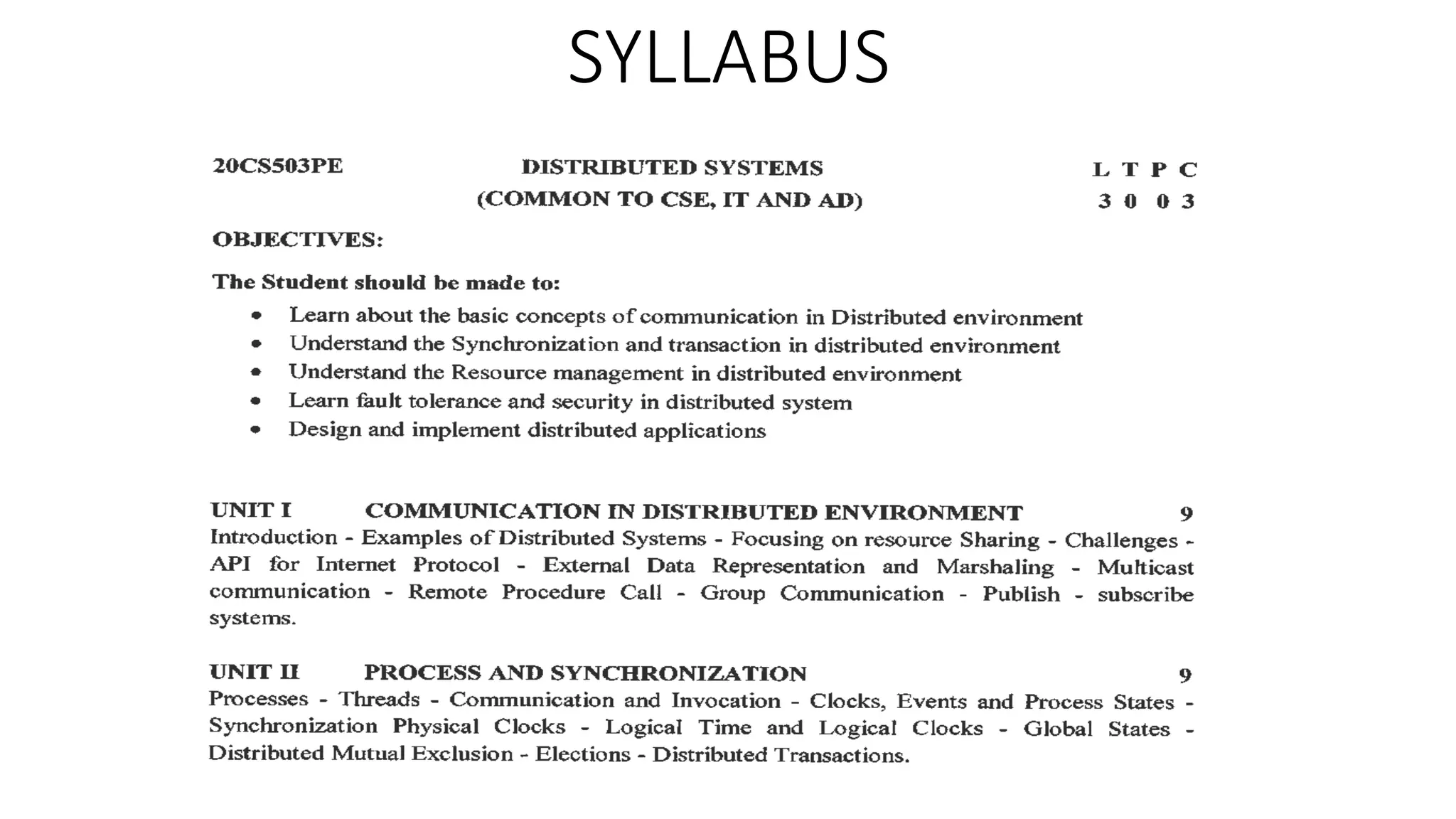 20CS503PE - Distributed systems Introduction.pdf