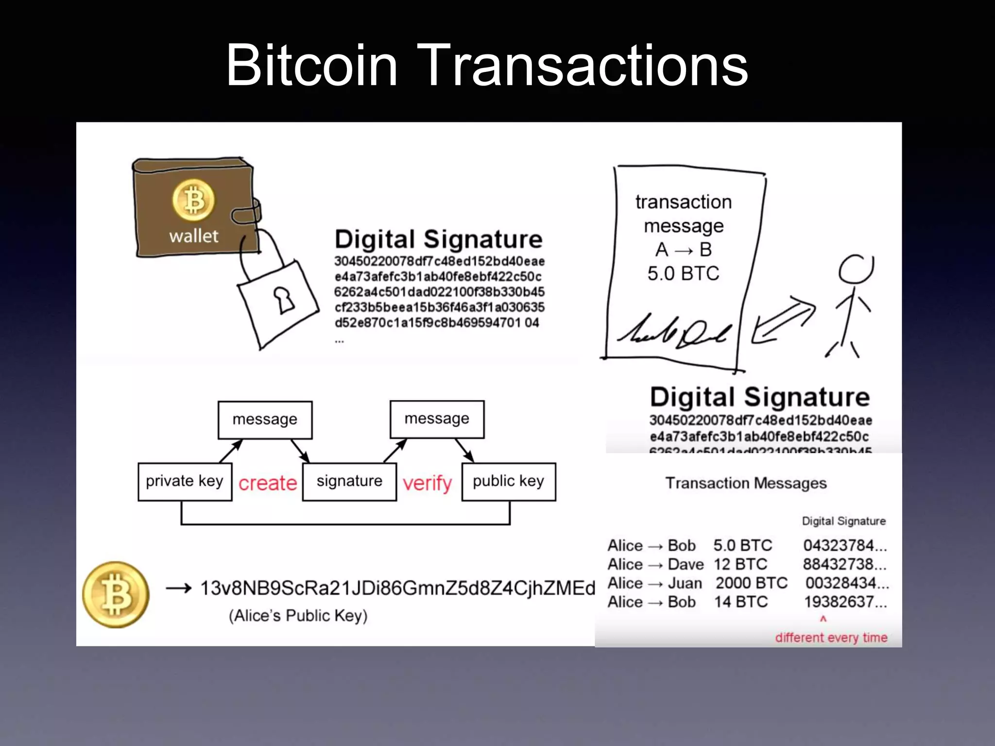Bitcoin Transactions
 
