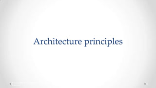 Architecture principles

® Copyright 2012 Gigaspaces Ltd. All Rights
Reserved

18

 