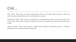 Distributed System Unit 1 Notes by Dr. Nilam Choudhary, SKIT Jaipur | PPTX