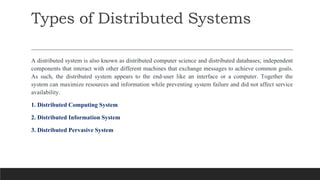 Distributed System Unit 1 Notes by Dr. Nilam Choudhary, SKIT Jaipur | PPTX