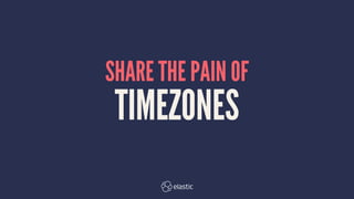 SHARE THE PAIN OF
TIMEZONES
 