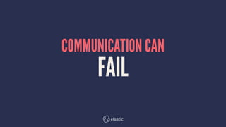 COMMUNICATION CAN
FAIL
 