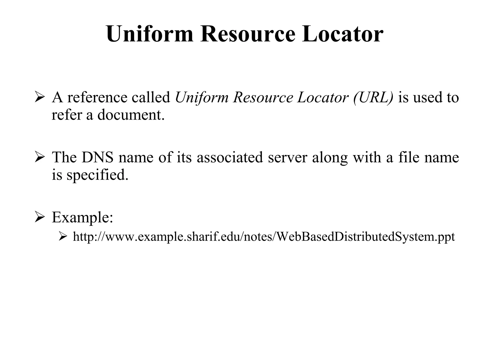 Servers maintain collections of documents while clients provide users an easy-to-use interface for presenting and accessing those documents.