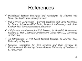 Servlets/CGI vs. Web ServicesBrowserBrowserGUIClientWebServerHTTP GET/POSTWSDLSOAPWebServerWSDLWebServerWSDLWSDLSOAPJDBCJDBCDB DB30